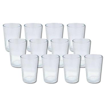 Imagem de Jogo 12 Copos Arizona Vidro Resistente 200ml Agua Suco Bebidas - PRATI