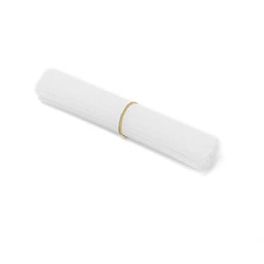 Imagem de Ruimou 50 varas de solda de plástico PP com comprimento de 19 cm para reparo de plástico de carro/caiaque (branco)