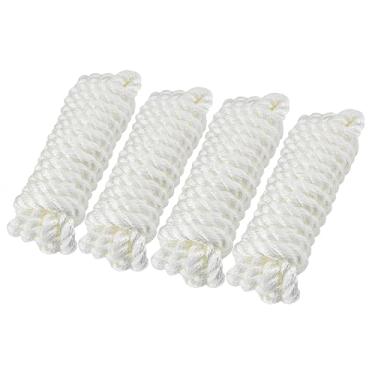 Imagem de Linhas de doca de barco TetherTite 5/8 polegadas 20/25/30 pés, linhas de doca de barco de nylon trançado duplo com laço, corda marinha de linha de amarração (1/5.1 cm*15.1')