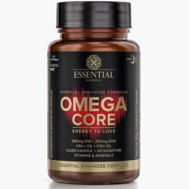 Imagem de Omega Core + Omega 3 + Astaxantina + CoQ10 - 60 Capsulas - Essential N