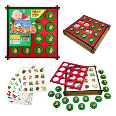 Imagem de Jogo Da Memória 8x1 Maninho Brinquedo Educativo Infantil