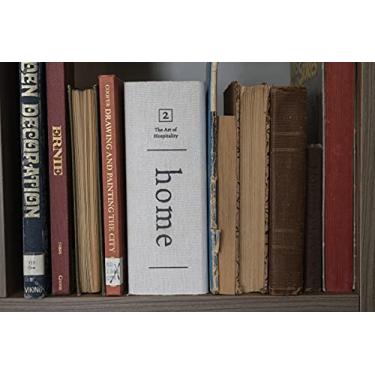 Imagem de Foreside Home and Garden Caixa de armazenamento decorativa de madeira branca com 20 x 15 cm