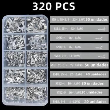 Imagem de Alicate Multifuncional 320 Peças Terminais De Cobre Crimpagem OT UT La