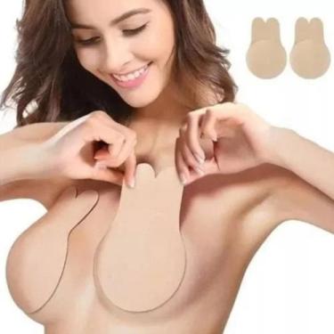 Imagem de Sutiã Adesivo Colante Par Bege Nude Levanta Magic Adesivo Belliz, P