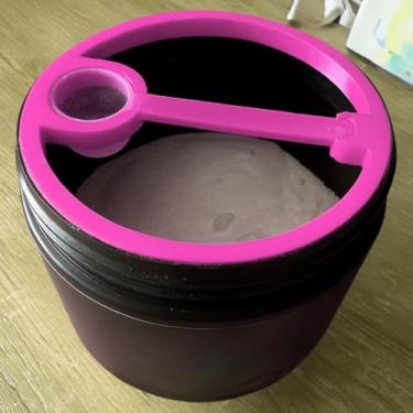 Imagem de Base Suporte Para Colheres De Medição Whey E Creatina (Rosa)