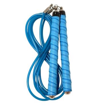 Imagem de Corda de pular Buddy Lee Ninja Warrior – Azul celeste – Corda de velocidade ajustável para fitness, HIIT, CrossFit e Boxe – Livre de emaranhados com rolamentos de esferas de precisão – Alças duráveis