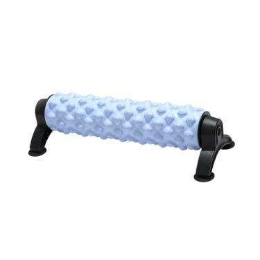 Imagem de IEUDNS Rolo de espuma para exercícios de fitness, academia em casa, leve, alta densidade, ferramenta de massagem corporal completa para alongamento de pernas, Azul