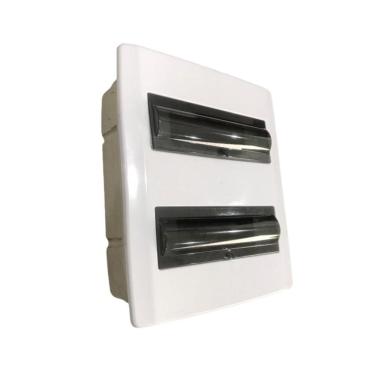 Imagem de Caixa Quadro Distribuição Embutir 16/24 Disjuntores Nema/Din
