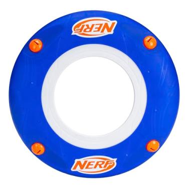 Imagem de Nerf Disco voador macio infantil - Slinger sônico interno + brinquedo de disco voador externo para crianças - 28 cm - Construção super leve para uso interno + externo - Uiva quando jogado