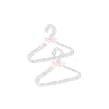 Imagem de CONCEPTS 6 cabides de pérola para bebês meninas e mulheres, conjunto de cabides decorativos de armário para berçário, vestidos de casamento, roupas infantis, ocasiões especiais, sessões de fotos e