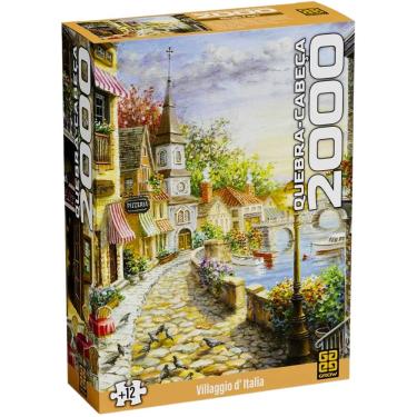Imagem de Quebra Cabeça Puzzle 2000 Peças Villagio D`Italia Grow