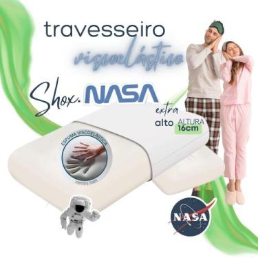 Imagem de Travesseiro NasaX Extra Alto Viscoelástico 50x70x16 cm - SHOX