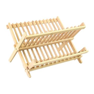 Imagem de Escorredor De Louça De Bambu 33x34cm