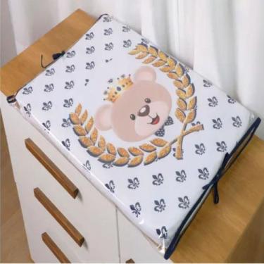 Imagem de Trocador de Fraldas Sublimado com Capa Plástica Bebê Menina Menino Pad