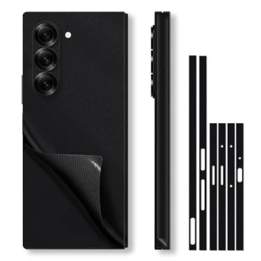 Imagem de SUKIDIOVQ Para Samsung Galaxy Z Fold 6 Skin Wrap Usando Material 3M Acabamento Metálico Precisão Cor-Matching Adesivo de Telefone Película Vinil Decalque Protetor de Vidro para Parte Traseira
