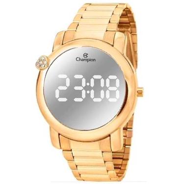 Imagem de Relógio CHAMPION feminino digital dourado CH48064B