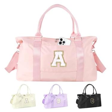 Imagem de Bolsa esportiva de ginástica de dança para meninas adolescentes, bolsa de viagem personalizada para o fim de semana, linda bolsa de viagem noturna para mulheres, presentes para filha, bolsa de viagem