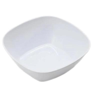 Imagem de Jogo 6 Bowls Tigela Quadrado Opaline Vidro Branco 19x6 cm