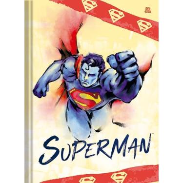 Imagem de Caderno Brochura Animativa 1/4, Capa dura, 48 folhas, Superman, Pacote com 10 unidades