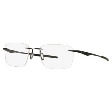 Imagem de Óculos de Grau Oakley Titanium Wingfold Evs OX5115 02-53, 53, Preto