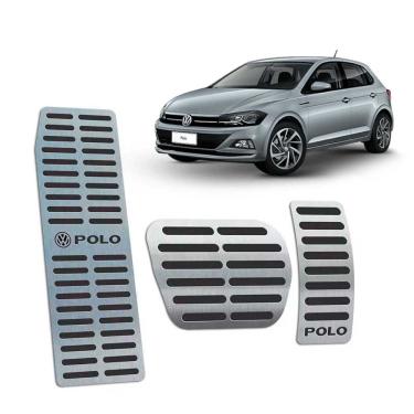 Imagem de Pedaleiras + Descanso De Pé Novo Polo 2018 Automático Preto