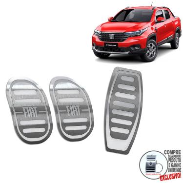 Imagem de Pedaleira Manual Em Aço Inox Fiat Strada Volcano