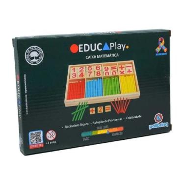 Imagem de Jogo De Números Interativo Caixa Matemática Polibrinq