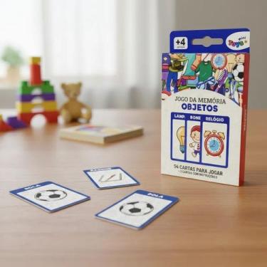 Imagem de Jogo Da Memória Infantil Objetos Educativo Cartas Mini Toys