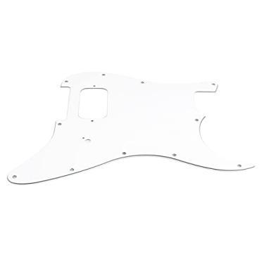 Imagem de Mingzhe Acessório PVC de Placa de Guarda de Guitarra Elétrico para Tocar Terno de Desempenho para Guitarristas (Branco)