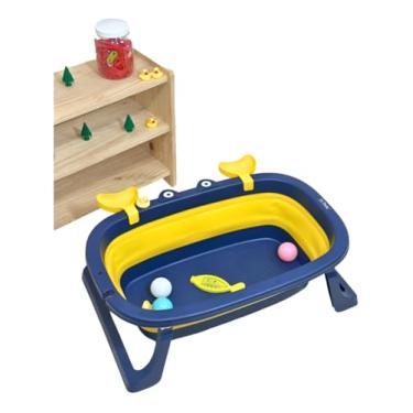 Imagem de Banheira De Bebê Com Suporte Para Sabonete Retrátil Infantil