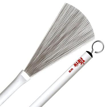 Imagem de Vassourinha Vic Firth Jazz Brush WB White com Cerdas Retráteis (1512)