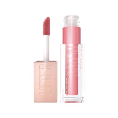 Imagem de Maybelline NY Lip Lifter Gloss Brilho Labial com Ácido Hialurônico, Promove Lábios Volumosos, Hidratados e Cheios de Brilho, Aplicador XL para Make Glow, Cor Silk, 5.4ml