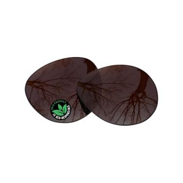 Imagem de Raydi Lentes de reposição de policarbonato para óculos de sol Ray-Ban Meta RW4013F Headliner (Gen 2) 51 mm, Marrom âmbar - polarizado, One Size