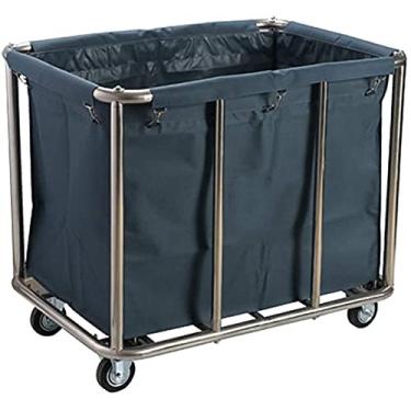 Imagem de Prateleira carros móveis sacos removíveis com cesta de lavandaria carrinho de lavandaria carro com forro removível e rodas cesto de lavandaria com rodas para casa de banho quarto casa