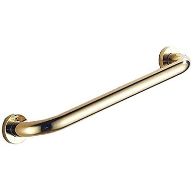 Imagem de Barra de apoio de segurança cromada para banheiras e chuveiros, barra de apoio de segurança de polimento de latão, suporte de parede antiderrapante para deficientes, trilho de suporte para banheiro,