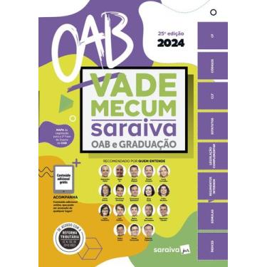 Imagem de Livro - Vade Mecum Saraiva OAB e Graduação - 25ª Edição 2024