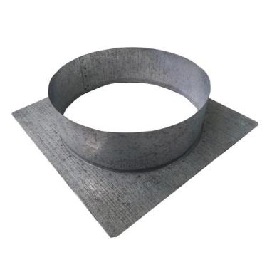 Imagem de Adaptador P/ Duto 8 25x25 Galvanizado Chaminé Churrasqueira - INOX LAU