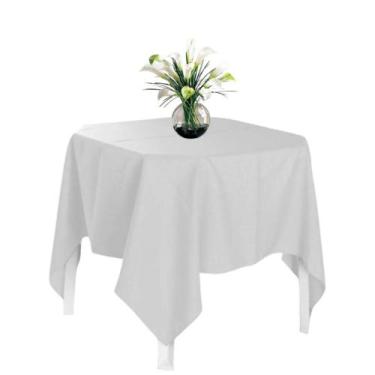 Imagem de 10 Toalha De Mesa Buffet Oxford Restaurante Festa 1,50x1,50m Overloque