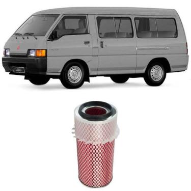 Imagem de Filtro Ar Mitsubishi L300 2.5 1995 a 1999 Metal Leve