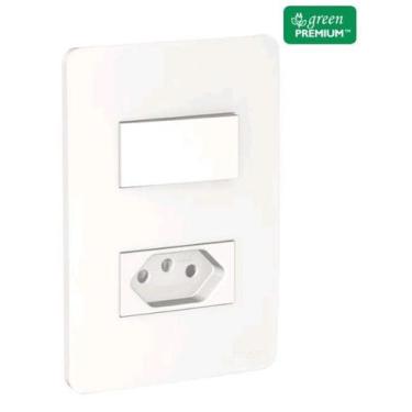 Imagem de Schneider orion 1 interruptor simples + 1 tomada 10a s71323104