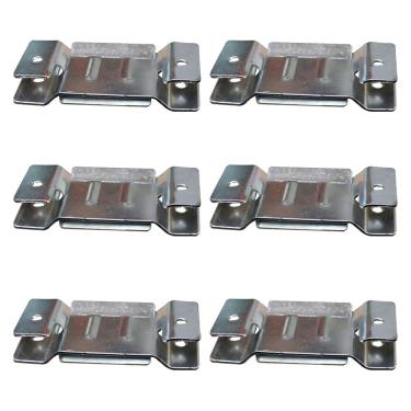 Imagem de 6 Pares de Conector de Encaixe para Móveis Sofá Cabeceira Painel Zincado G59