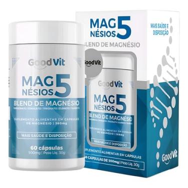 Imagem de Mag5 Blend de Magnésio 500mg C/60 Cápsulas - Good Vit