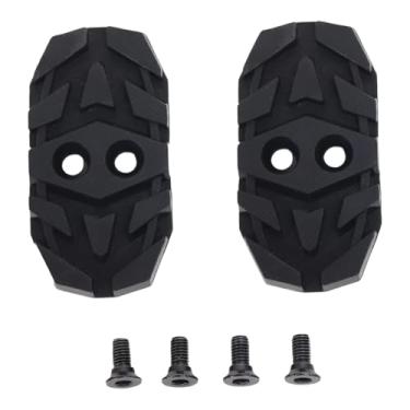 Imagem de menolana Conjunto de 2 adaptadores de pedal para sapatos, presilhas para sapatos de ciclismo, conversor de pedal de estabilidade para aulas de spinning com