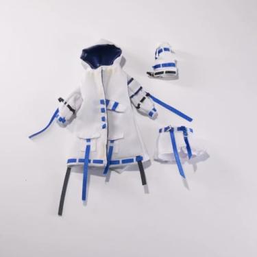 Imagem de ATSTORYTIDE 1/12 Ratio of Women's Clothing，Cute Short Skirt Set, Futuristic Style Coat, Sexy Set，Space Suit (White)