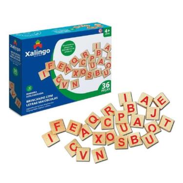 Imagem de Brincando com Letras Maiúsculas Xalingo Educativo - Ref 5269.8, Cores 