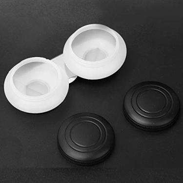 Imagem de Copo de pintura a óleo, duplo com tampa segura suporte de solvente à prova de vazamento para artistas copo de mistura para pintura a óleo acrílica caligrafia