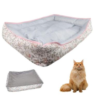 Imagem de Cama Caminha Pet Gato Cachorro Cao Macio Resistente Animal De Estimaçao Colchonete Confortavel Aconchegante Espaçoso
