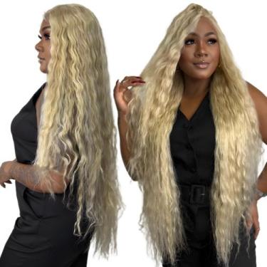 Imagem de Front Lace Peruca Cacheada Frisada Comprida 1 Metro + Cap - bbless, lo