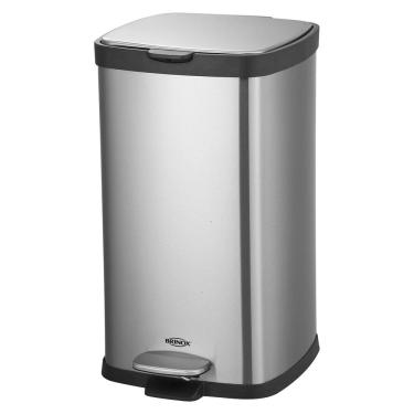Imagem de Lixeira Brinox com Pedal e Balde Frame 20 L - Inox