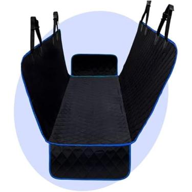 Imagem de Capa Pet Impermeável para Carro – 4 em 1 com Proteção Total, Antiderrapante e Acolchoada | Para Cães e Gatos (Azul)